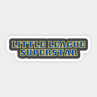 Little League Superstar Sticker